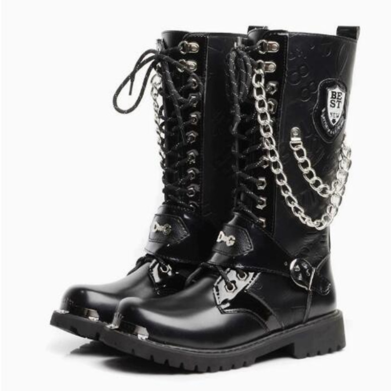 Sepatu Bot Motor Pria Mewah Se - Motorcycle Chain ulasan dan harga